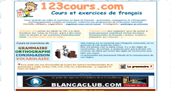 Desktop Screenshot of 123cours.com
